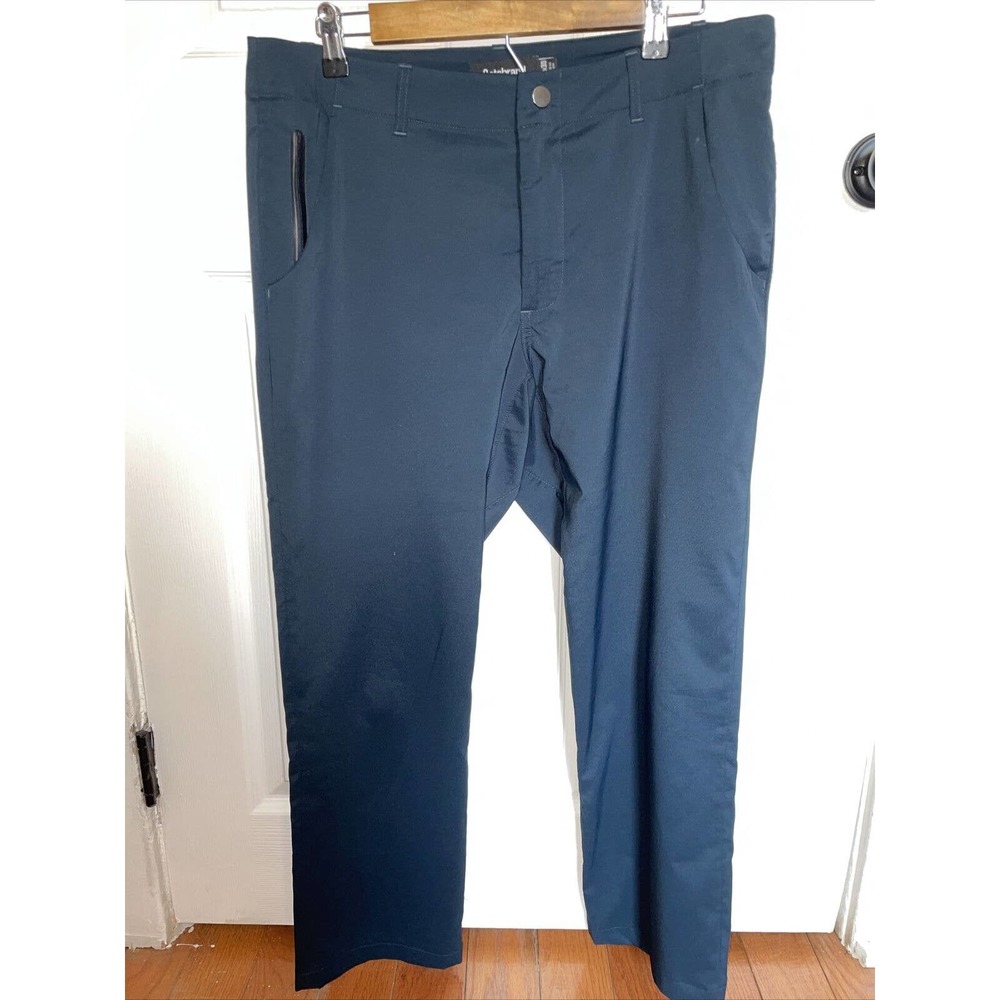 Betabrand Travel Stretch Pants‎ Mens Size 32x30 (Really 34x27) Lightweight Navy